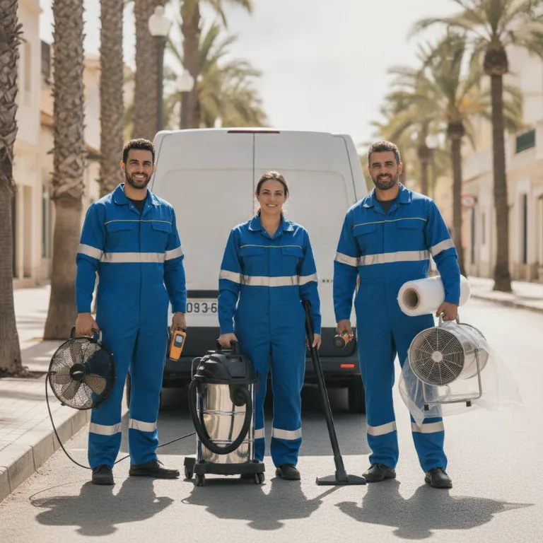 Restauración de Daños Por Agua equipo en Blanes